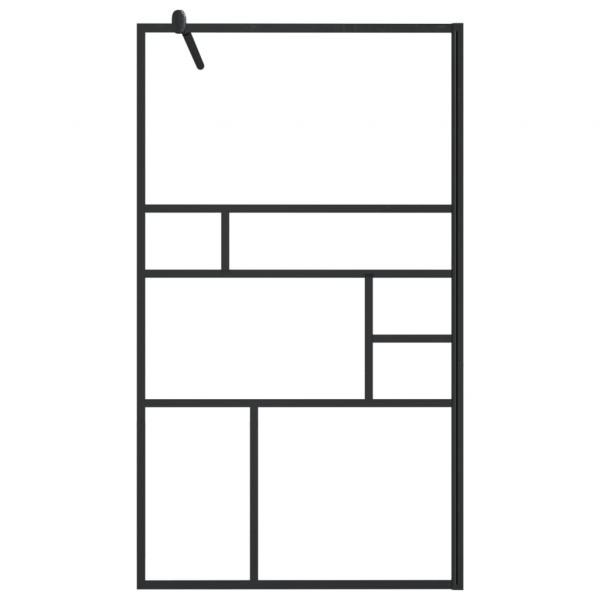 Duschwand für Begehbare Dusche mit Klarem ESG Glas 90x195 cm