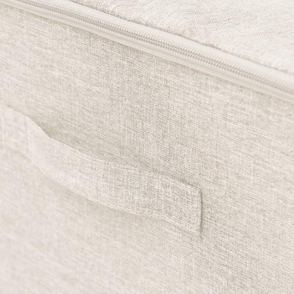 Aufbewahrungsboxen 2 Stk. Stoff 43x34x23 cm Creme