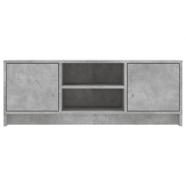 TV-Schrank Betongrau 102x30x37,5 cm Holzwerkstoff