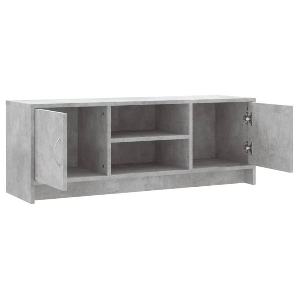 TV-Schrank Betongrau 102x30x37,5 cm Holzwerkstoff