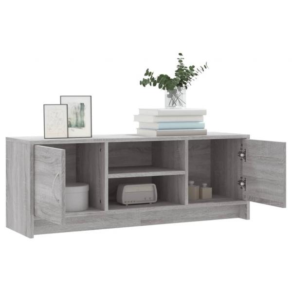 TV-Schrank Grau Sonoma 102x30x37,5 cm Holzwerkstoff