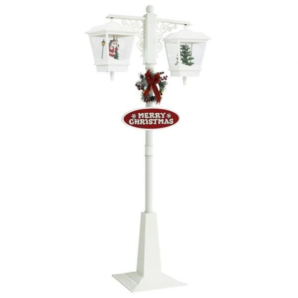 Weihnachts-Straßenlampe mit Weihnachtsmann 81x40x188 cm PVC