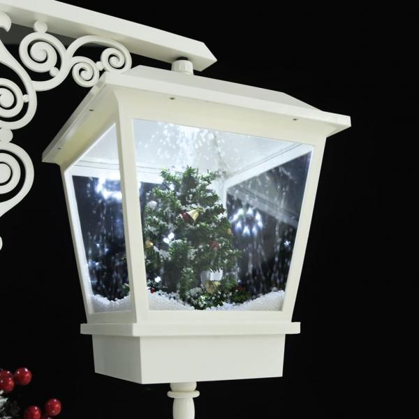 Weihnachts-Straßenlampe mit Weihnachtsmann 81x40x188 cm PVC