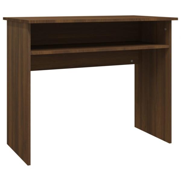 Schreibtisch Braun Eichen-Optik 90x50x74 cm Holzwerkstoff	