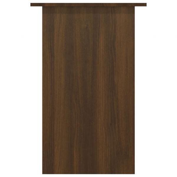 Schreibtisch Braun Eichen-Optik 90x50x74 cm Holzwerkstoff	