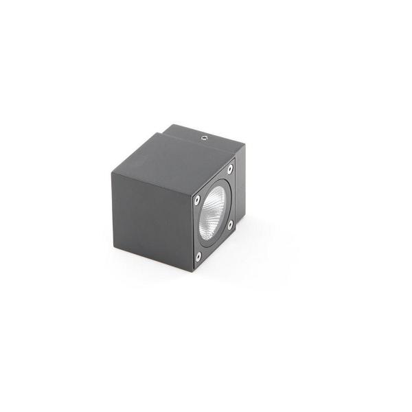 DEKO-LIGHT Cubodo II Single DG Mini Wandaufbauleuchte, 220lm, IP54, basaltgrau (731029)