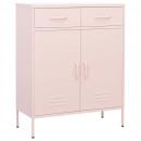 Lagerschrank Rosa 80x35x101,5 cm Stahl    