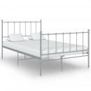 Bett Grau Metall 120x200 cm