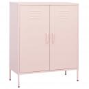 Lagerschrank Rosa 80x35x101,5 cm Stahl    