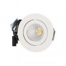 ARDEBO.de Brumberg LED-Einbaustrahlerset IP65 Phasenabschnitt dimmbar, 6W, 650lm, 3000K, weiß (39353073)