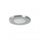 Brumberg X-FLAT LED-Einbau- / Anbaudownlight, 2,6W, 185lm, 3000K, chrom (12164023)