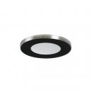 ARDEBO.de Brumberg X-FLAT LED-Einbau- / Anbaudownlight, 2,6W, 185lm, 3000K, schwarz (12164083)