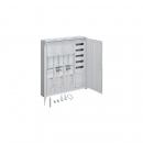 Hager ZB341X29 Komplettschrank, univ.Z, 2 ZP., 1 SG, 3P., APZ, VT5, H=1100mm, 4-feldig, ESA