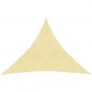 Sonnensegel 160 g/m² Beige 4,5x4,5x4,5 m HDPE