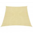 Sonnensegel 160 g/m² Beige 3/4x3 m HDPE