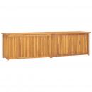 Gartenbox 200x50x55 cm Massivholz Teak