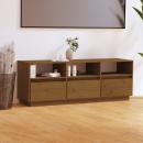 TV-Schrank Honigbraun 140x37x50 cm Massivholz Kiefer