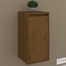 Wandschrank Honigbraun 30x30x60 cm Massivholz Kiefer