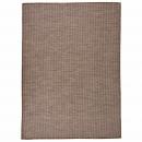 Outdoor-Teppich Flachgewebe 200x280 cm Braun