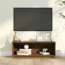 TV-Schrank Honigbraun 90x35x35 cm Massivholz Kiefer