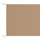 Senkrechtmarkise Taupe 100x360 cm Oxford-Gewebe