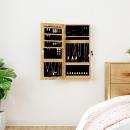 Spiegel-Schmuckschrank mit LED-Beleuchtung Wandmontage