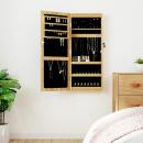 Spiegel-Schmuckschrank mit LED-Beleuchtung Wandmontage