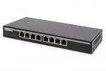 Newlec NNETSWGBE8UMDPOE.01 Desktop Netzwerk-Switch, 8-Port Gigabit, Unmanaged, PoE