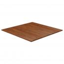 Tischplatte Quadratisch Dunkelbraun 90x90x1,5cm Eiche Behandelt