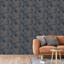 DUTCH WALLCOVERINGS Tapete Joelle Silbern und Blau