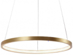 LeuchtenDirekt LED Pendelleuchte, 19 Watt, 3000K, gold (11522-12)