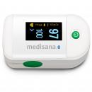ARDEBO.de Medisana PM 100 Pulsoximeter, Displayhelligkeit einstellbar, 6 Darstellungen, Bluetooth, weiß