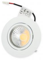 ARDEBO.de Nobile LED Downlight A 5068 T Flat weiß-matt 8W 930 38° dim C, 900lm, 3000K, weiß matt (1856861023)