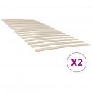 Lattenroste mit 34 Latten 2 Stk. 90x200 cm