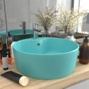 Luxus-Waschbecken mit Überlauf Matt Hellgrün 36x13 cm Keramik