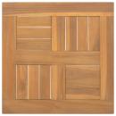 Tischplatte Quadratisch 40x40x2,5 cm Massivholz Teak