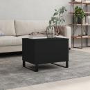 Couchtisch Schwarz 60x44,5x45 cm Holzwerkstoff