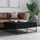 Couchtisch Schwarz 100x99x40 cm Holzwerkstoff