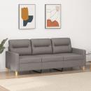 3-Sitzer-Sofa Taupe 180 cm Stoff