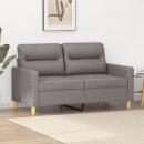 2-Sitzer-Sofa Taupe 120 cm Stoff