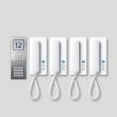 ARDEBO.de Siedle CA 812-4 E/W Audio-Set Compact, 4 Ruftasten, edelstahl gebürstet (210008741-00)