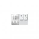 SIEDLE SET CLAB 850-2 E/W Audio-Set Classic Edelstahl