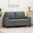 2-Sitzer-Sofa Dunkelgrau 120 cm Stoff