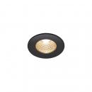 ARDEBO.de SLV PATTA-I LED Deckeneinbauleuchte, rund, IP65, 1800-3000K, schwarz (1002098)