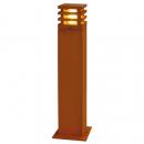 SLV RUSTY SQUARE 70 Outdoor Standleuchte, TC-DSE, IP55, eckig, max. 11W, stahl gerostet (229421)