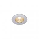 ARDEBO.de SLV PATTA-I LED Deckeneinbauleuchte, rund, IP65, 1800-3000K, silber (1002100)