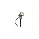 SLV NAUTILUS 10 Outdoor Spiessleuchte, QPAR51, IP55, edelstahl, max. 35W, inkl. 1,5m Kabel und Stecker (229740)