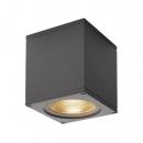 ARDEBO.de SLV BIG THEO WALL Outdoor Wandleuchte, Flood down, LED, 3000K, B/H/T 13/14/13,5 cm, anthrazit (234525)