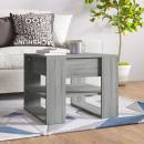 Couchtisch Grau Sonoma 55,5x55x45 cm Holzwerkstoff