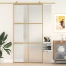 Schiebetür Golden 102,5x205 cm Matt ESG-Glas und Aluminium